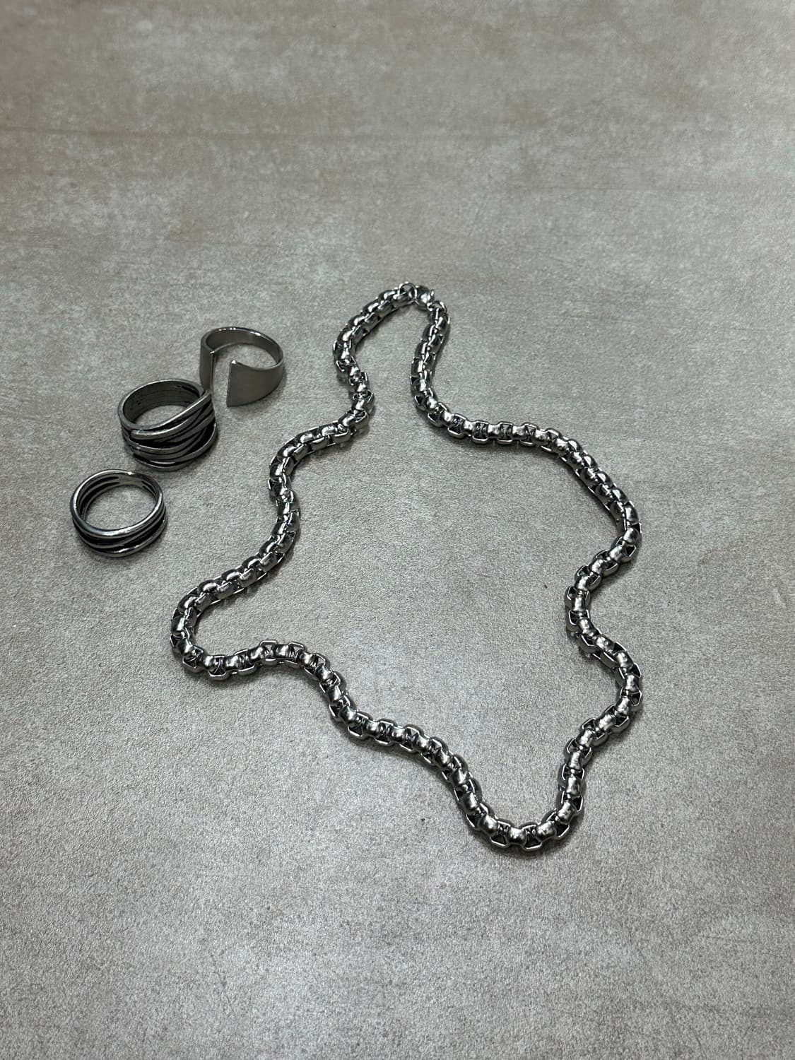 Square chain - 사각 체인 목걸이 상품이미지1