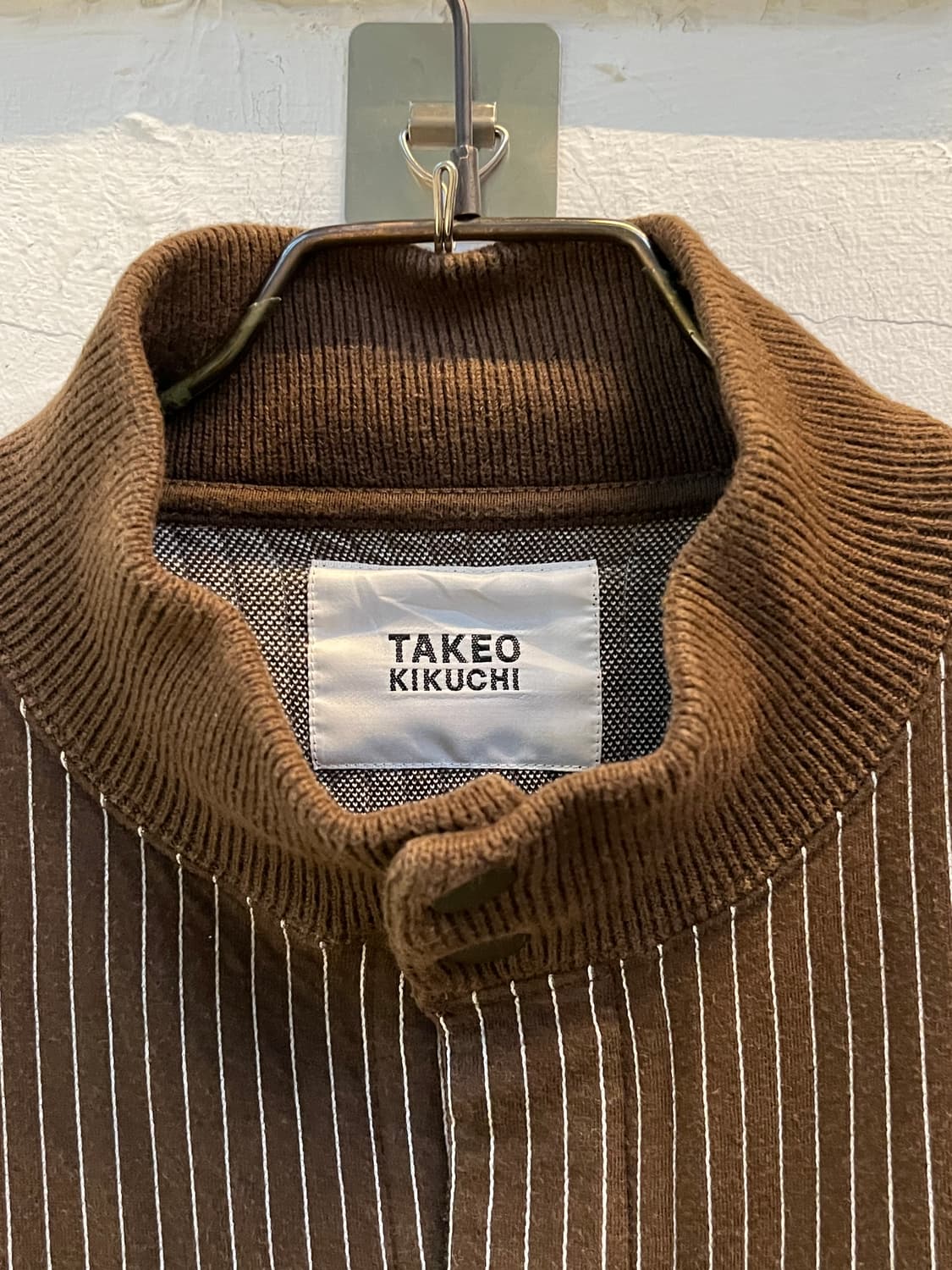 Takeo Kikuchi 브라운 스트라이프 블루종 자켓 3 상품이미지2