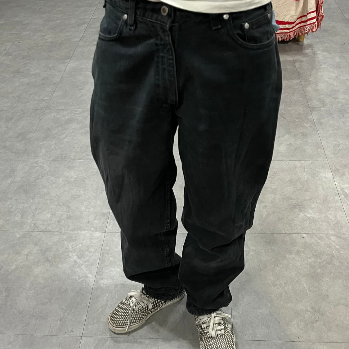 90s Levis 실버탭 블랙진 (31“) 상품이미지7