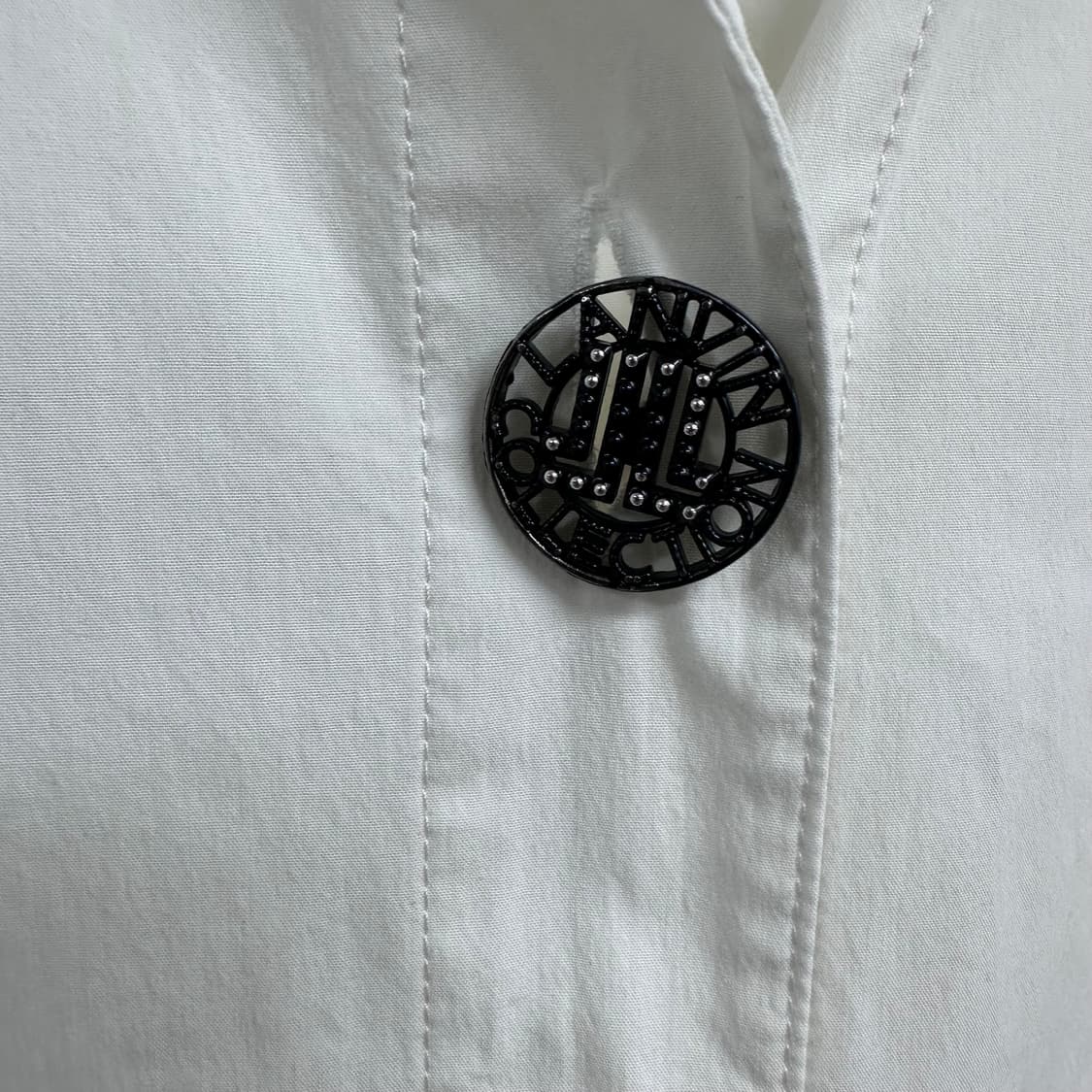 랑방 LANVIN 여성 루즈핏 우븐 셔츠 남방 21s정품 J24 상품이미지5