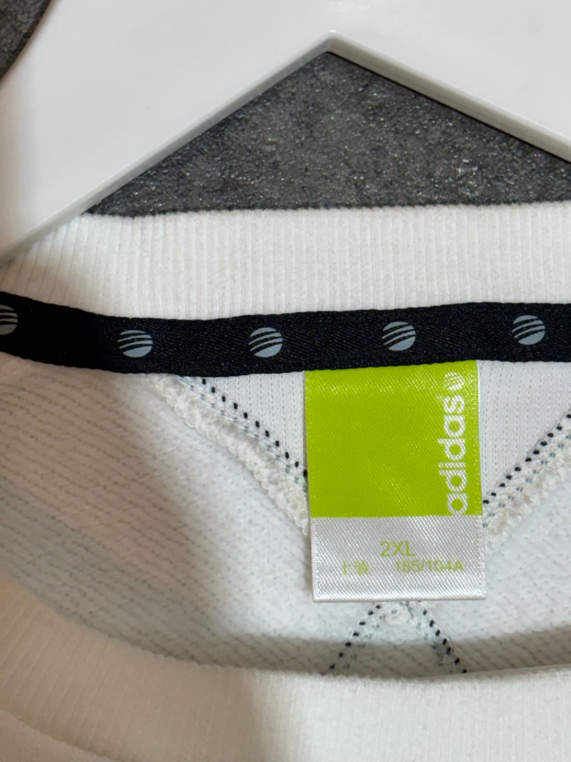 아디다스 화이트 맨투맨 2XL사이즈 상품이미지5