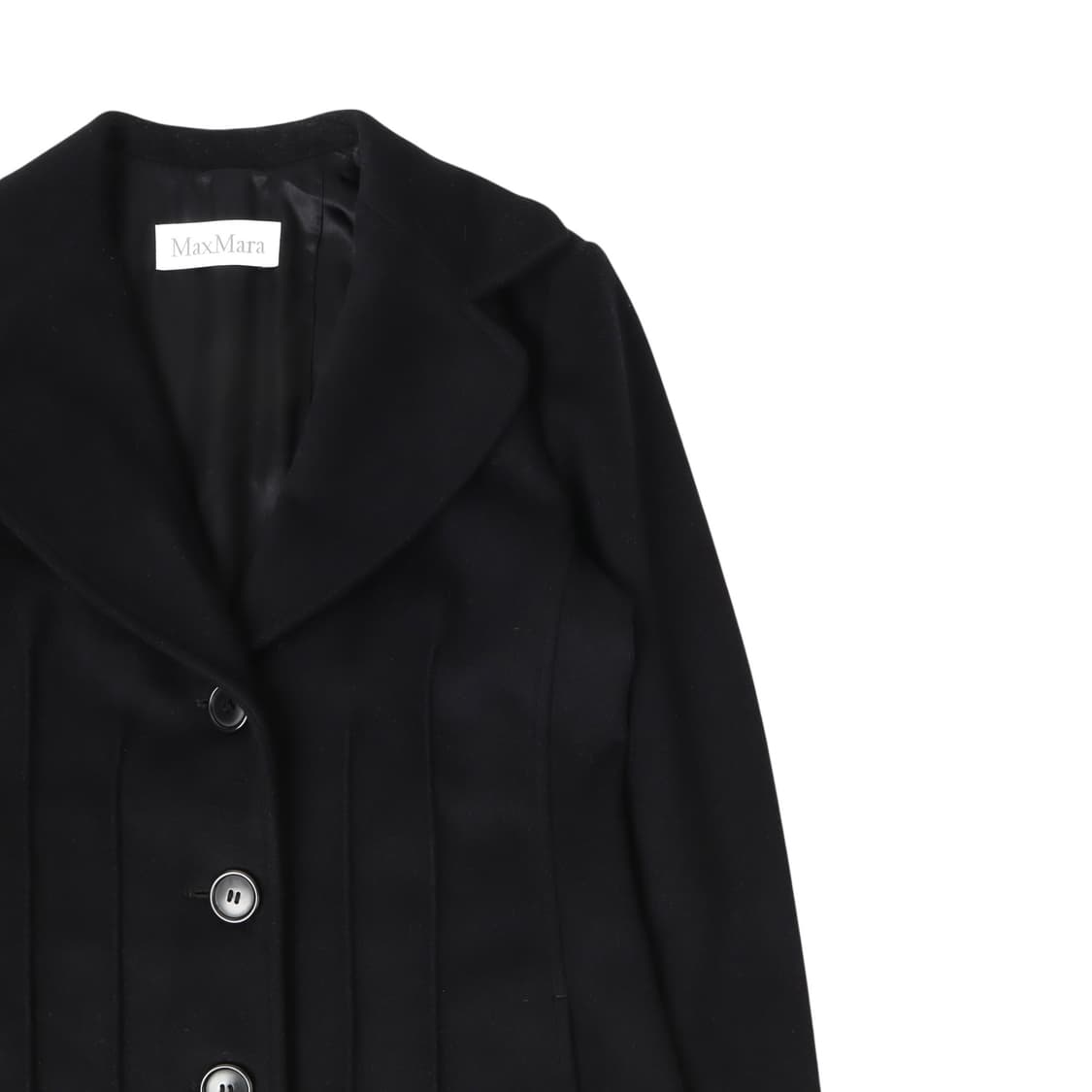 막스마라 프론트 핀턱 울 앙고라 롱 코트 상품이미지2