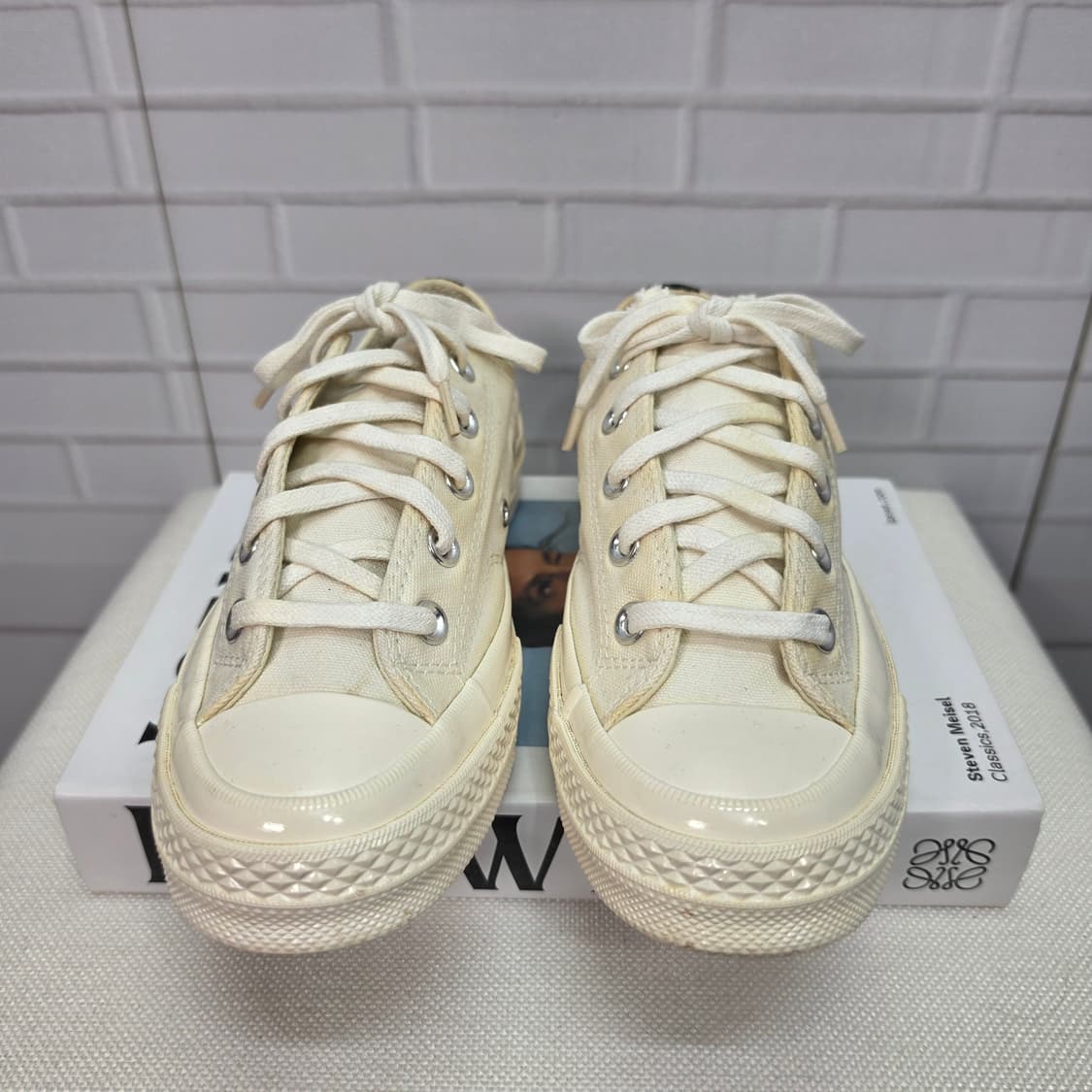 컨버스 x 플레이 꼼데가르송 척 테일러 스니커즈 운동화 신발 230사이즈 상품이미지3