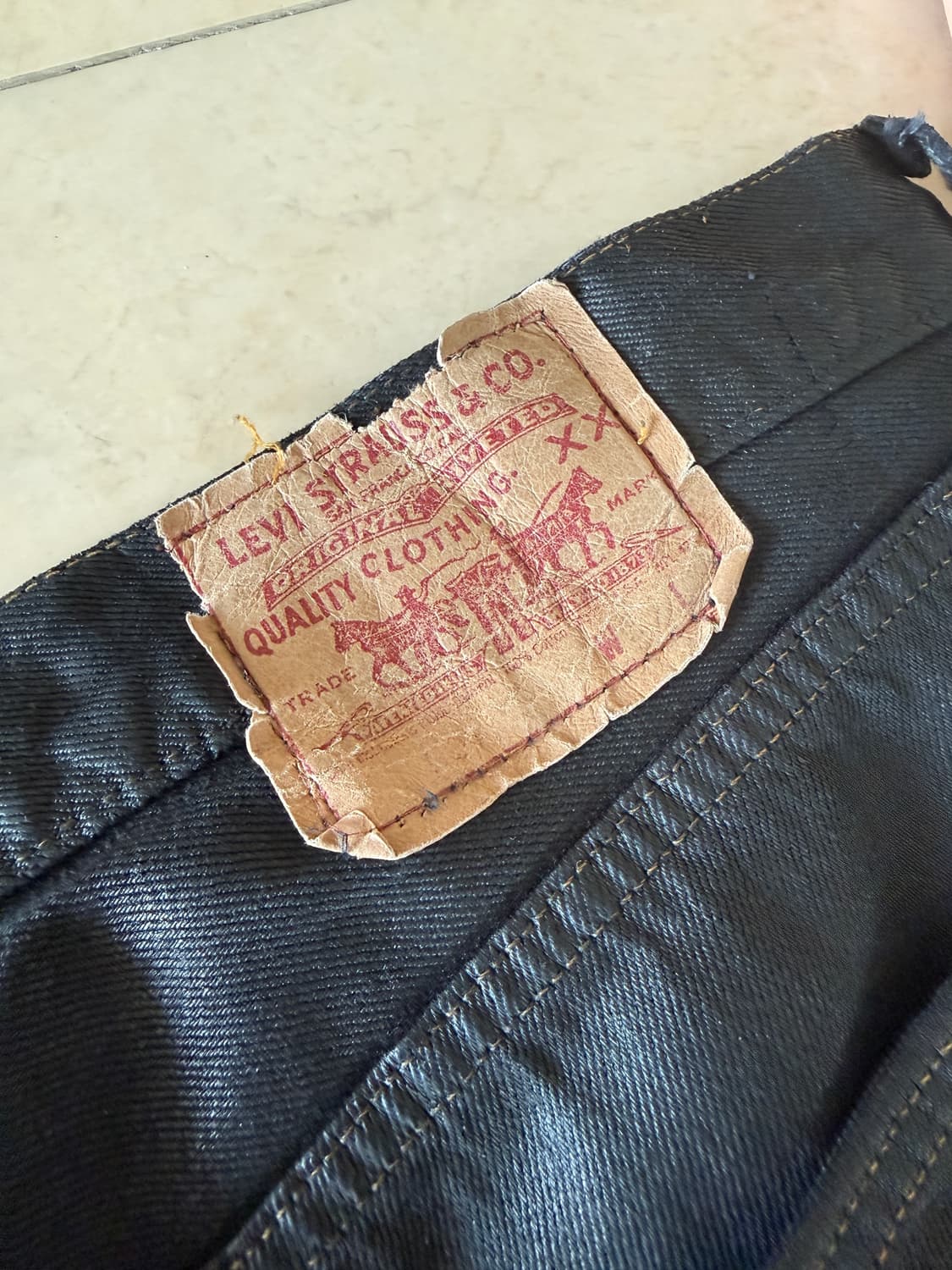 80s USA Levi’s 501 왁스진 상품이미지4