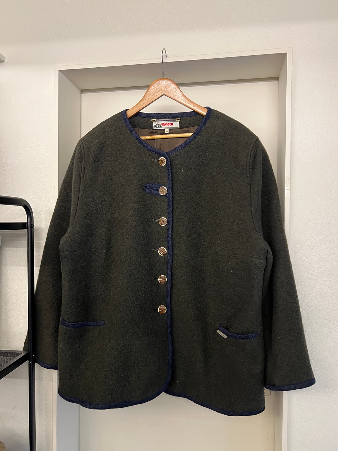 VINTAGE ALPHORN BOILED WOOL 빈티지보일드울자켓 상품이미지3