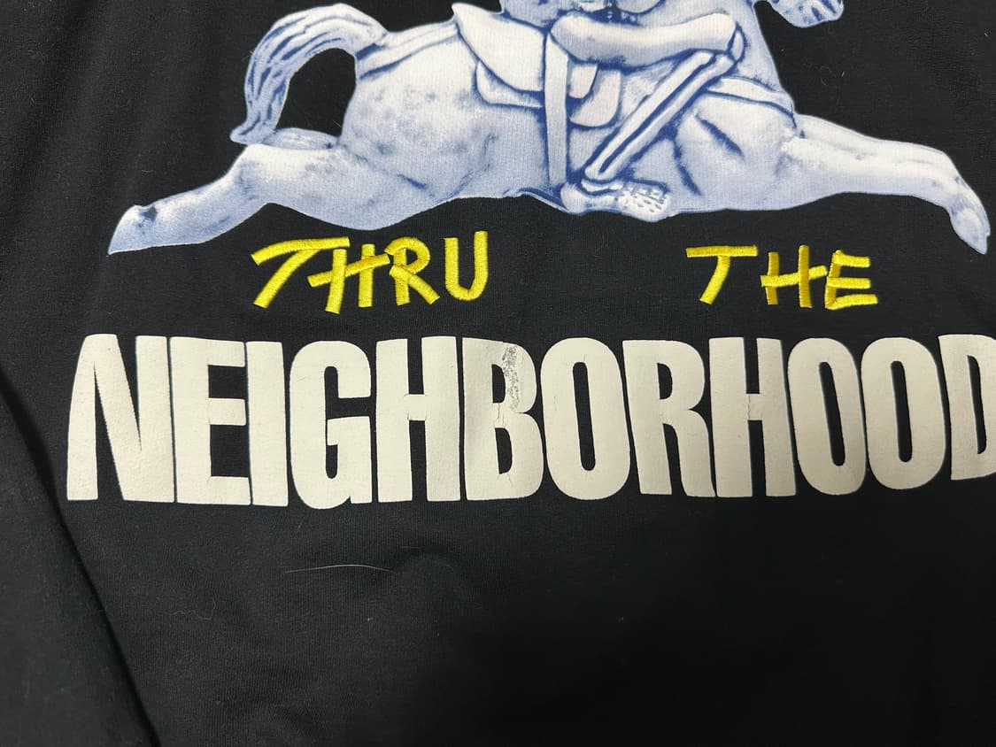 네이버후드 x 트레비스스캇 후드 블랙 XL 상품이미지5