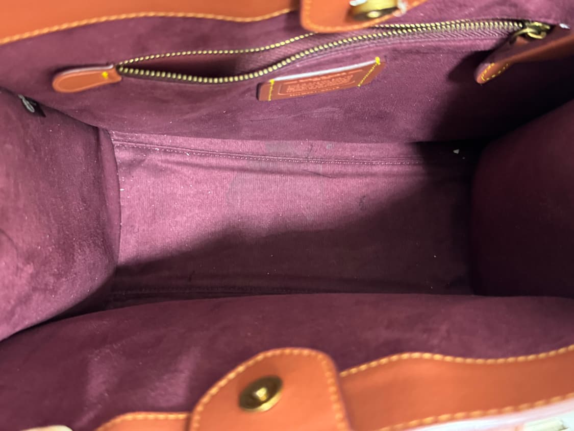 코치 시그니처 패턴 토트백 브라운 상품이미지5