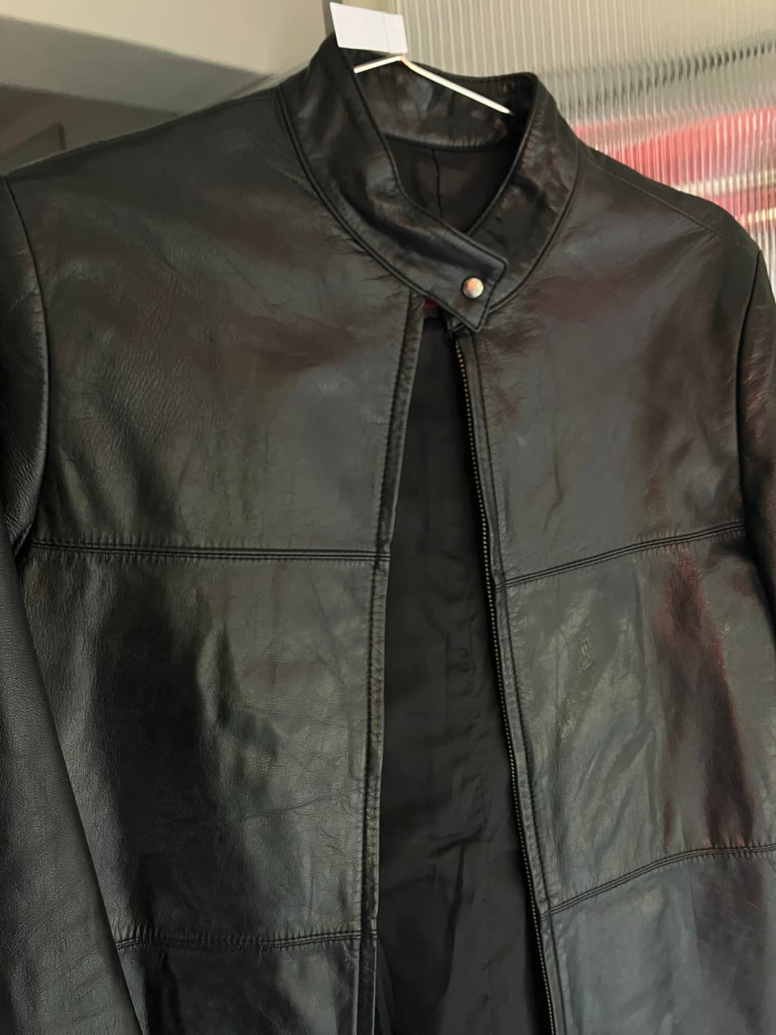 양가죽 레더집업 상품이미지2