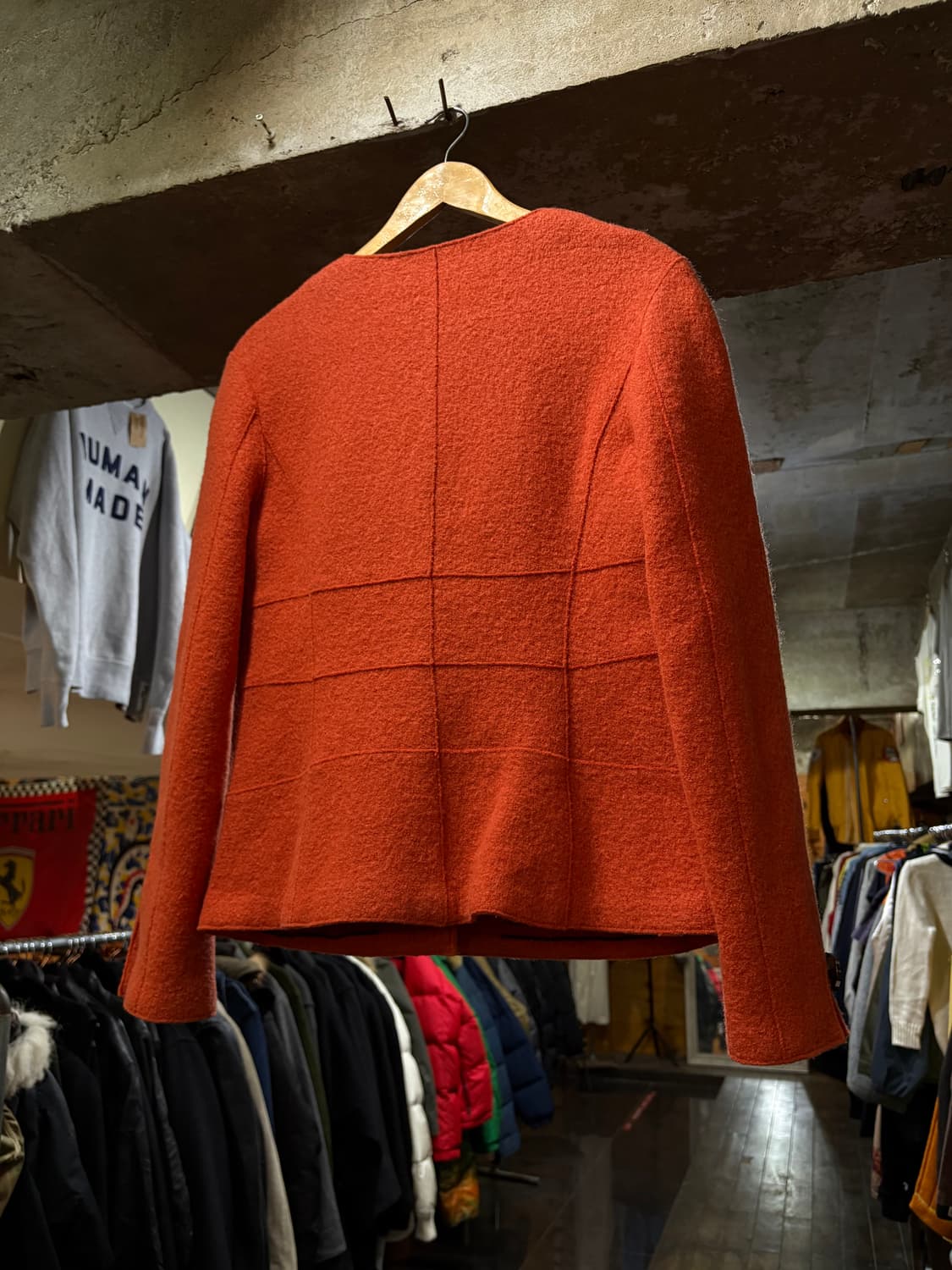 1999 Chanel 샤넬 울 포인트 컬러 자켓 42 상품이미지8