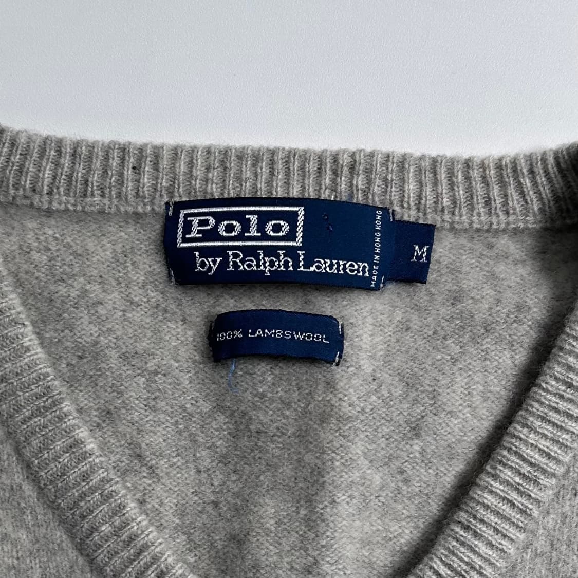 폴로 랄프로렌 그레이 울 니트베스트 상품이미지5