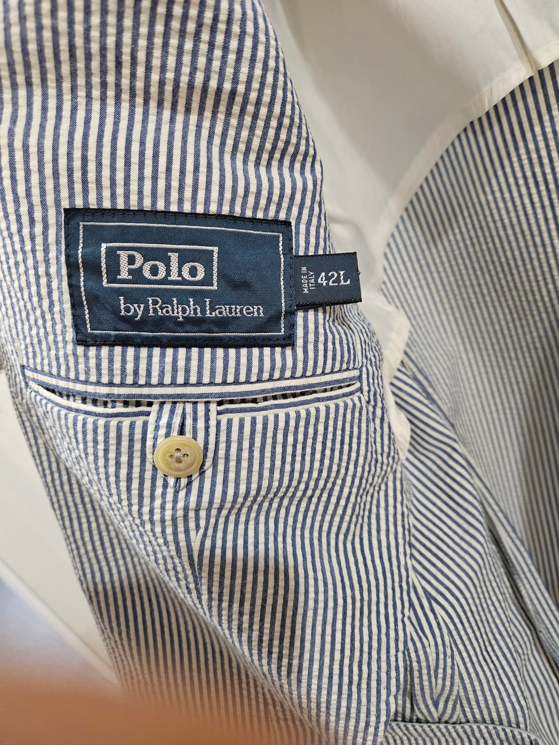 폴로랄프로렌 스트라이프 코튼 자켓 42L 상품이미지7