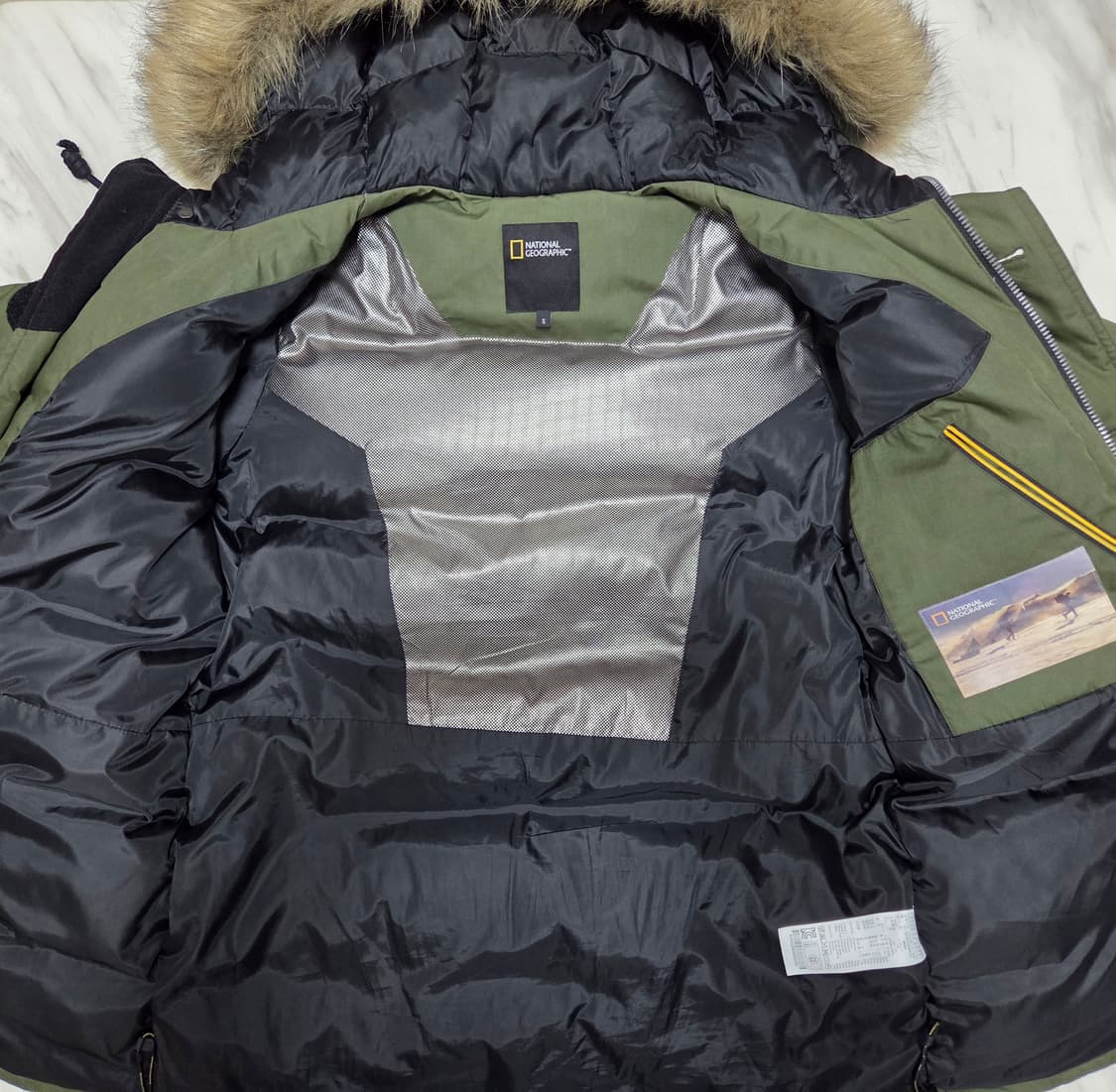 내셔널지오그래픽 공용 블루웨일 다운 자켓  상품이미지5