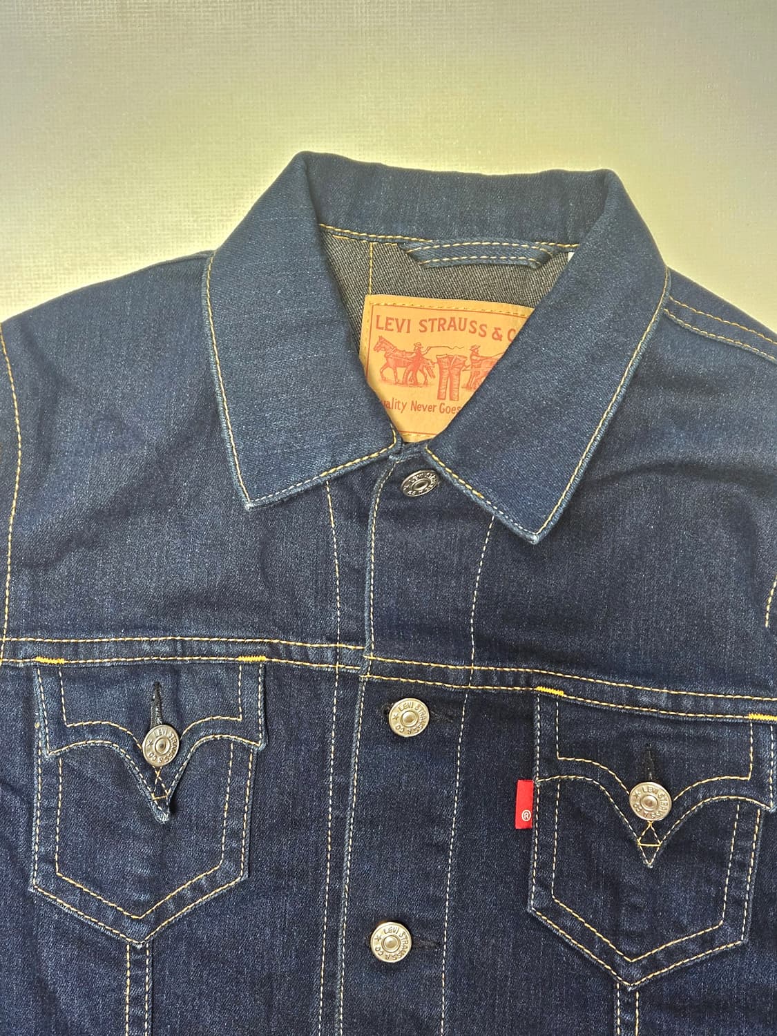 리바이스 타입원 진청데님자켓 라지사이즈 상품이미지3