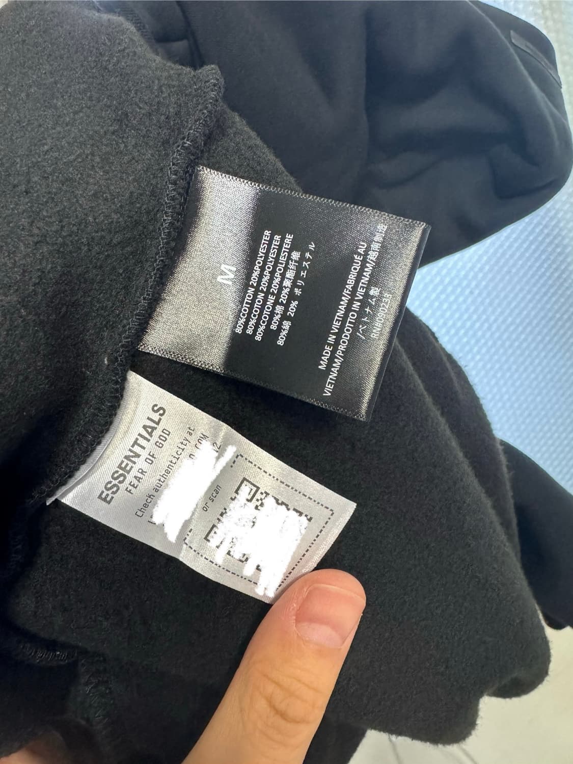 피오갓 에센셜 후드(새상품)M사이즈 팝니다 상품이미지3