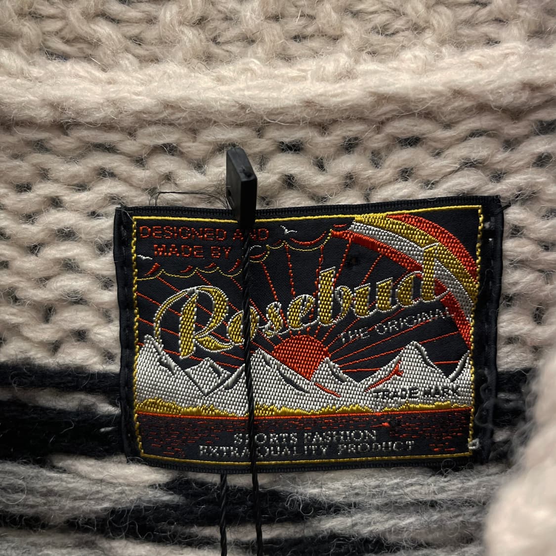 Rosebud JPN 빈티지 멀티 패턴 코위찬 가디건 니트 상품이미지8