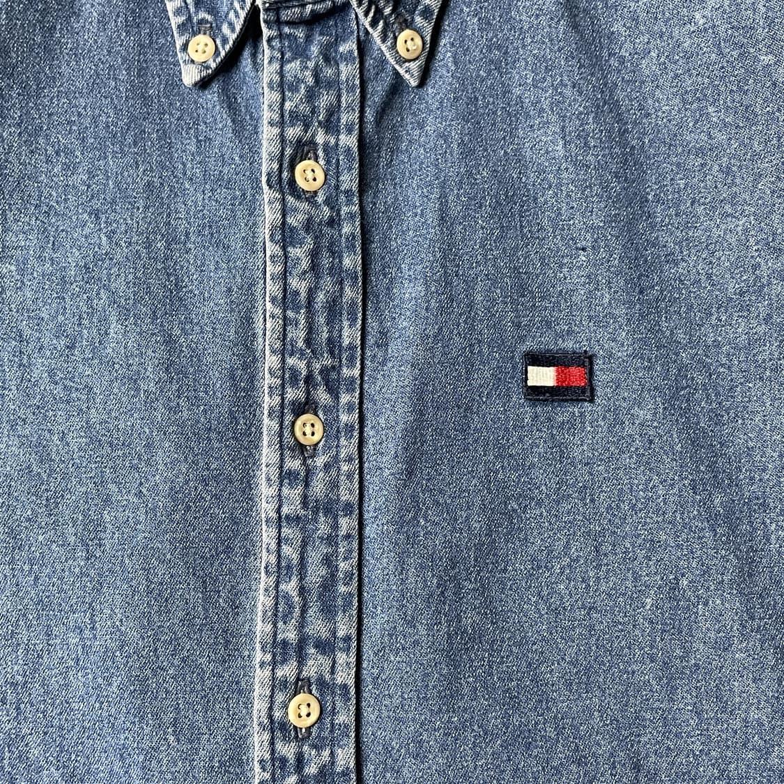 TOMMY HILFIGER 토미힐피거 빈티지 데님 코튼셔츠 A00364 상품이미지3