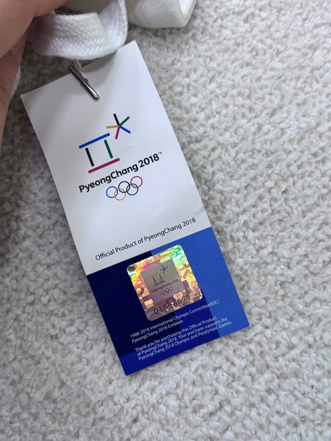 M 평창동계올림픽 기념 후드 티셔츠 0306E 상품이미지3