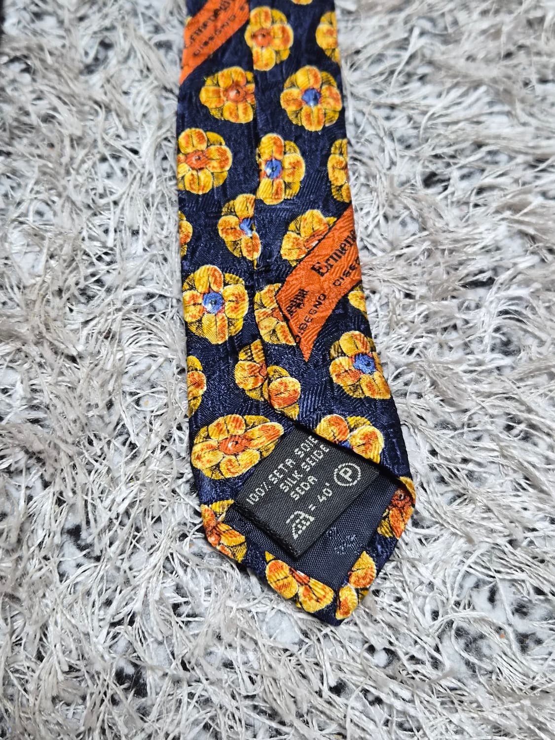 에르메네질도제냐Zegna 플라워패턴 넥타이 Free - N78 상품이미지8