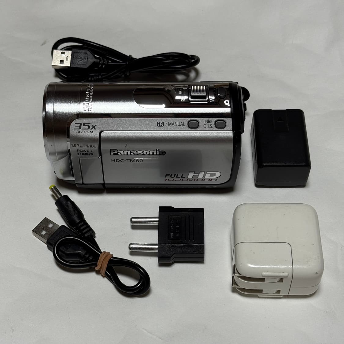 풀구성 Panasonic HDC-TM60 파나소닉캠코더 빈티지캠코더 디카 상품이미지1