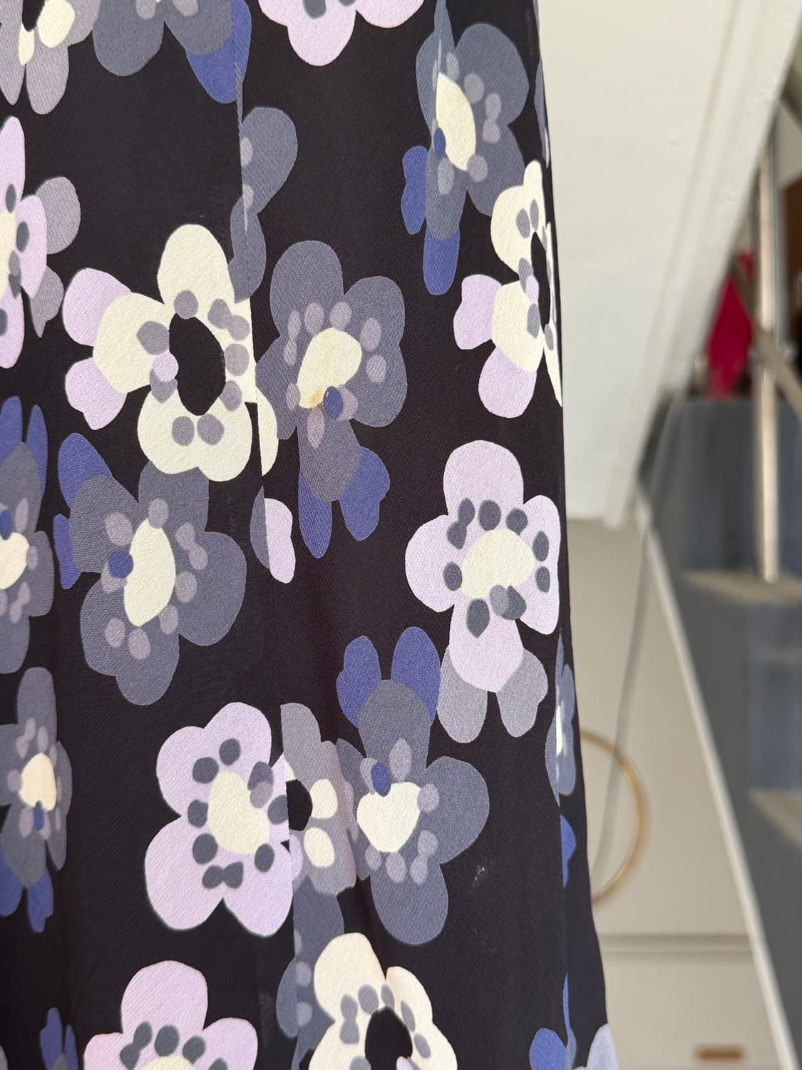 미디 플레어 플라워 퍼플 스커트 상품이미지9