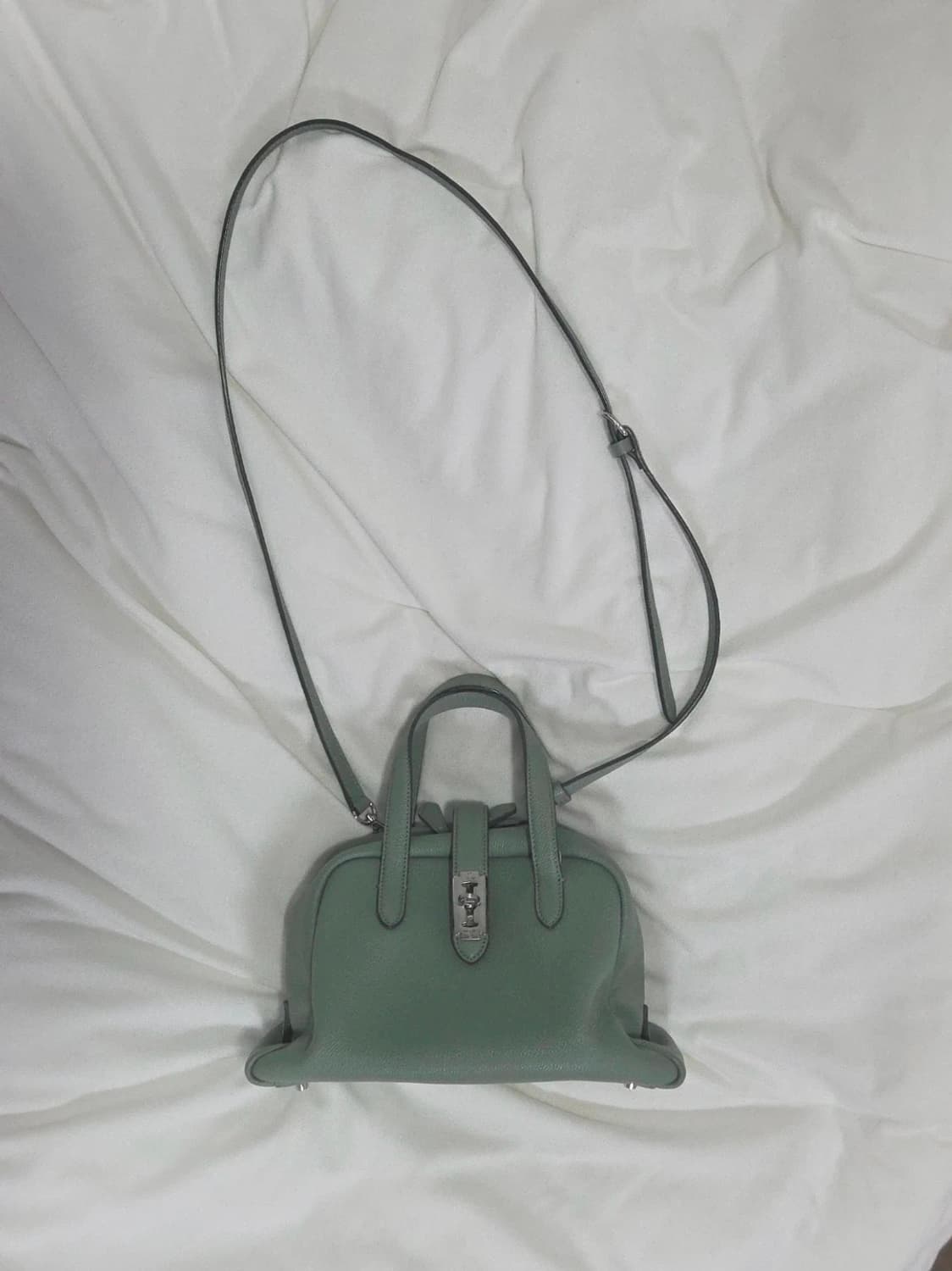 vunque 토크 토트 스몰 Moss green 상품이미지2