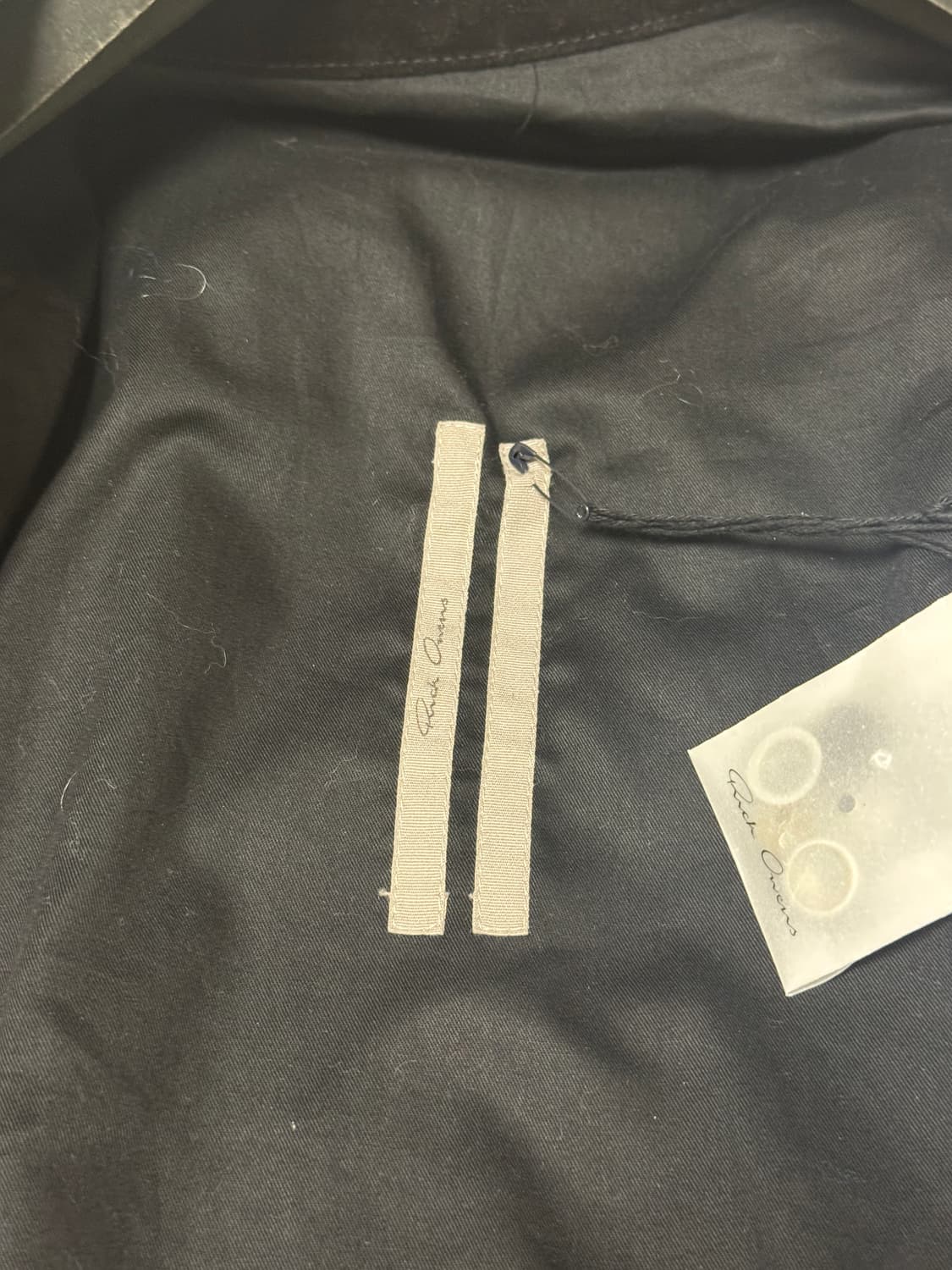 Rick Owens Suede Outershirt Black 50 상품이미지8