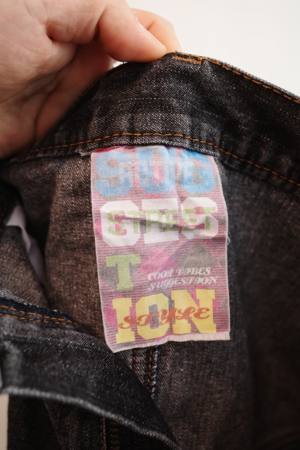 Japan brand 흑청 데님팬츠 (33인치) 상품이미지7