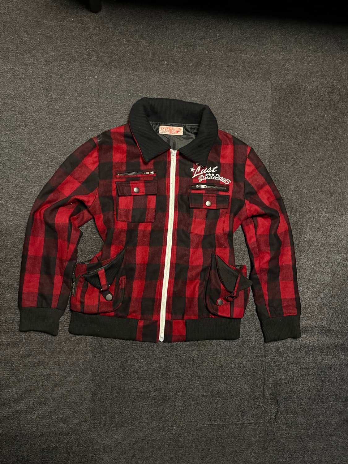 Rock & Punk red tartan check jacket 상품이미지4