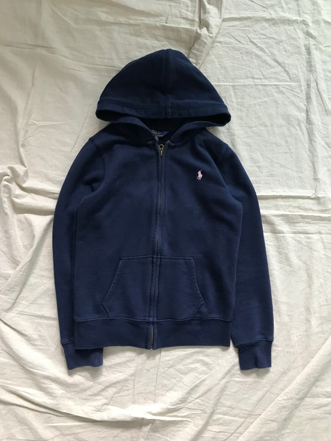 폴로 랄프로렌 포니로고 딱붙핏 네이비 후드집업 상품이미지5