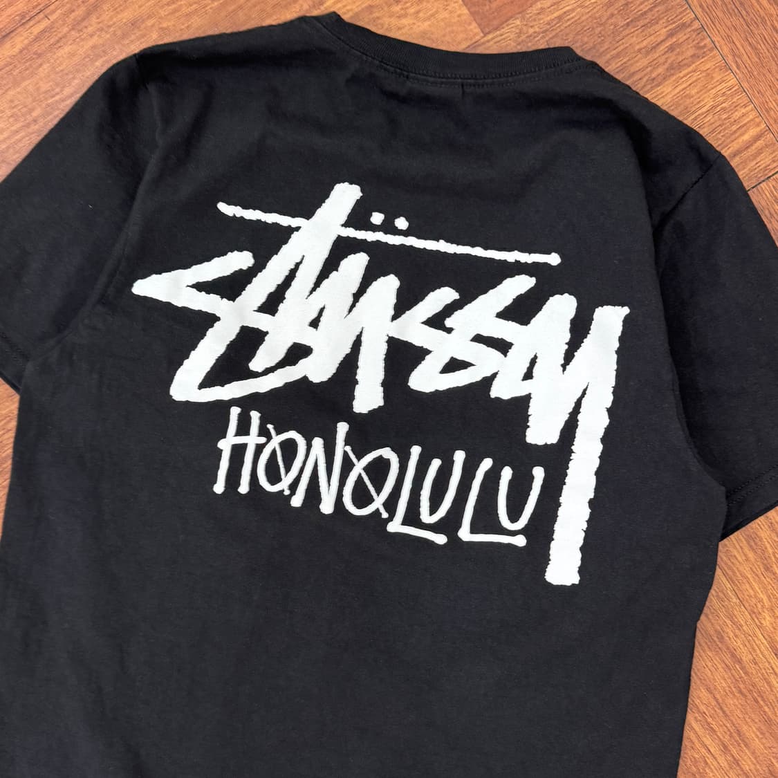 S Stussy 스투시 호놀룰루 빅로고 반팔 티셔츠  상품이미지3