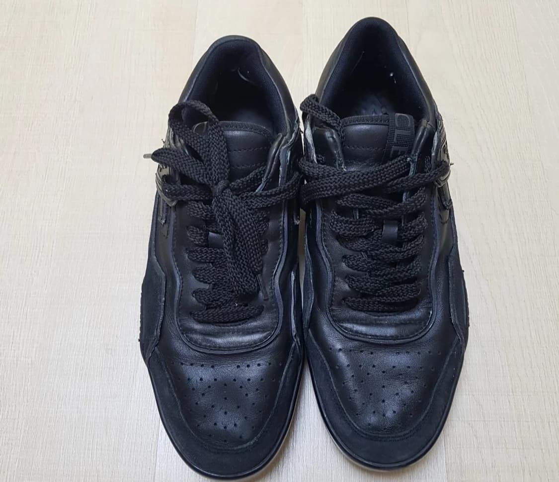몽클레어 블랙 가죽 정품 스니커즈 270-275 상품이미지2