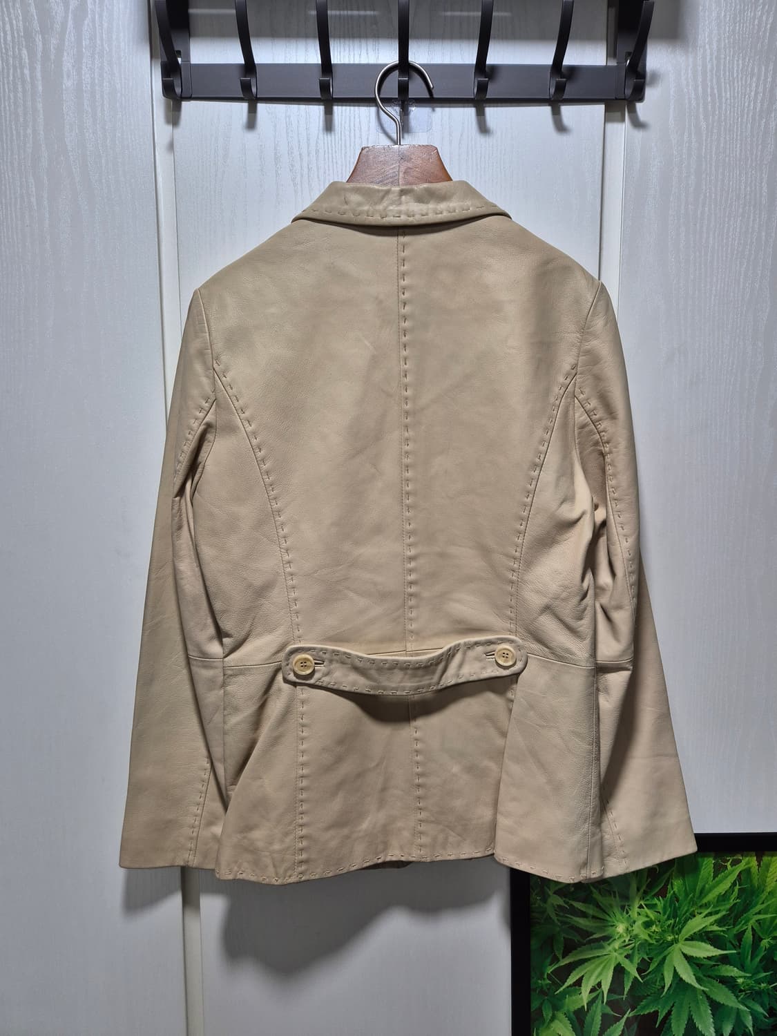 R.P.B 일본빈티지 베이지 양가죽 자켓 상품이미지10