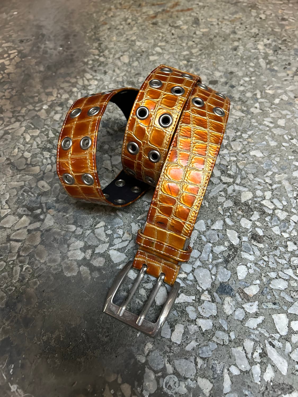 2000s JPN VTG 에나멜 유광 벨트 상품이미지1