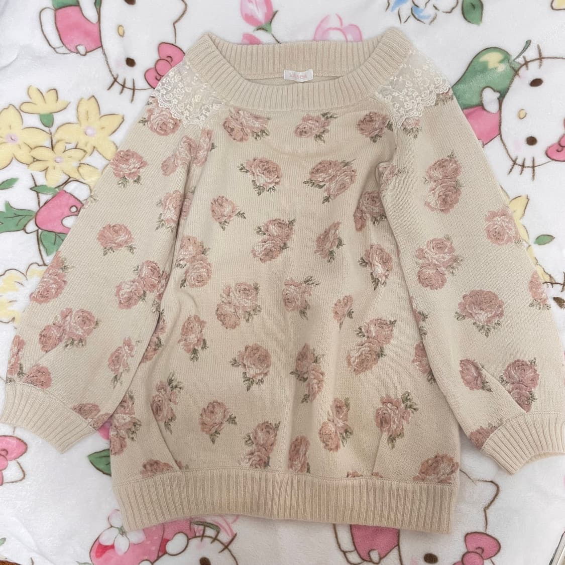 리즈리사 라떼갸루 플로럴 니트 원피스 핀터레스트 상품이미지1