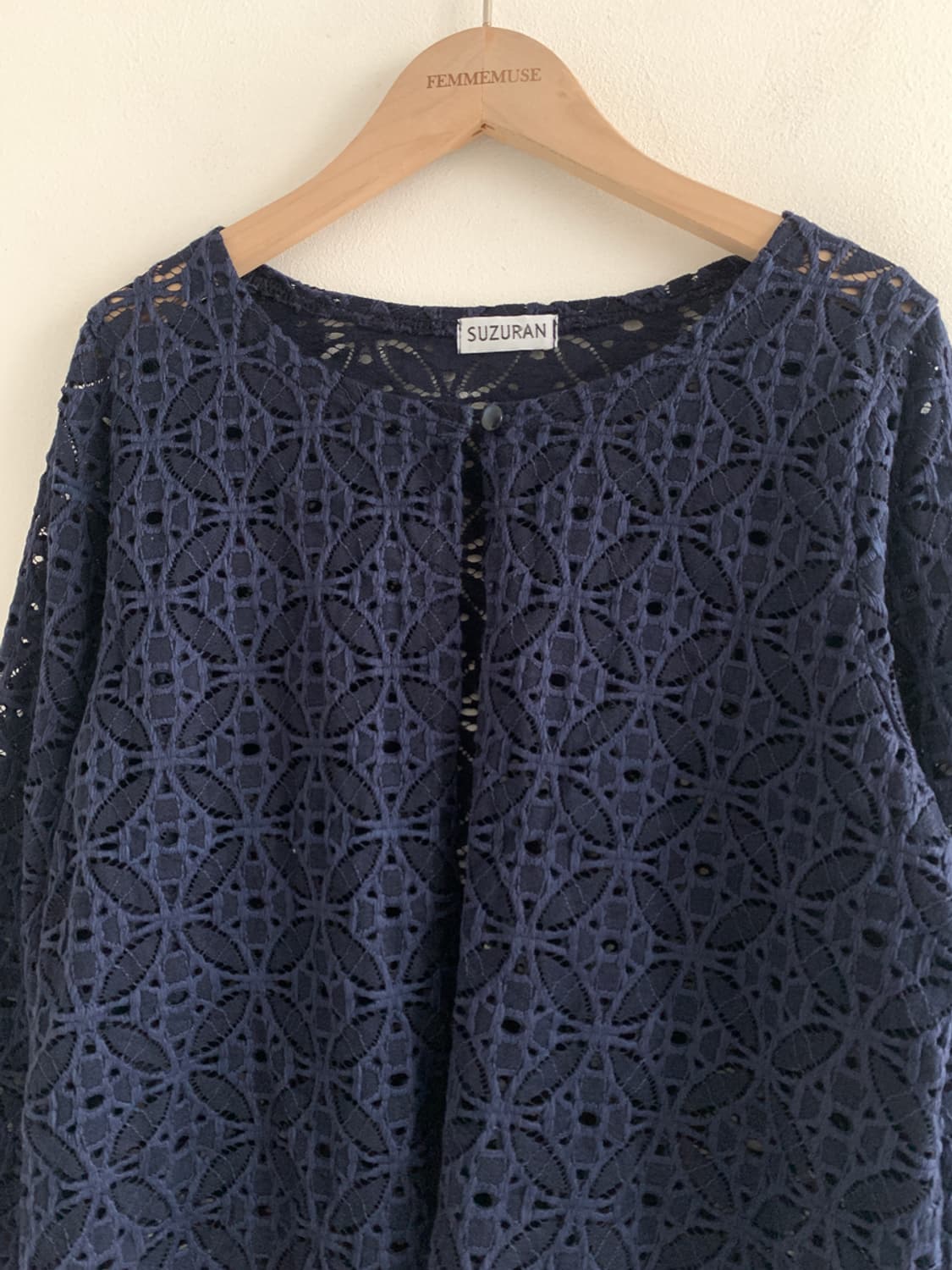 One button punching cardigan 상품이미지2