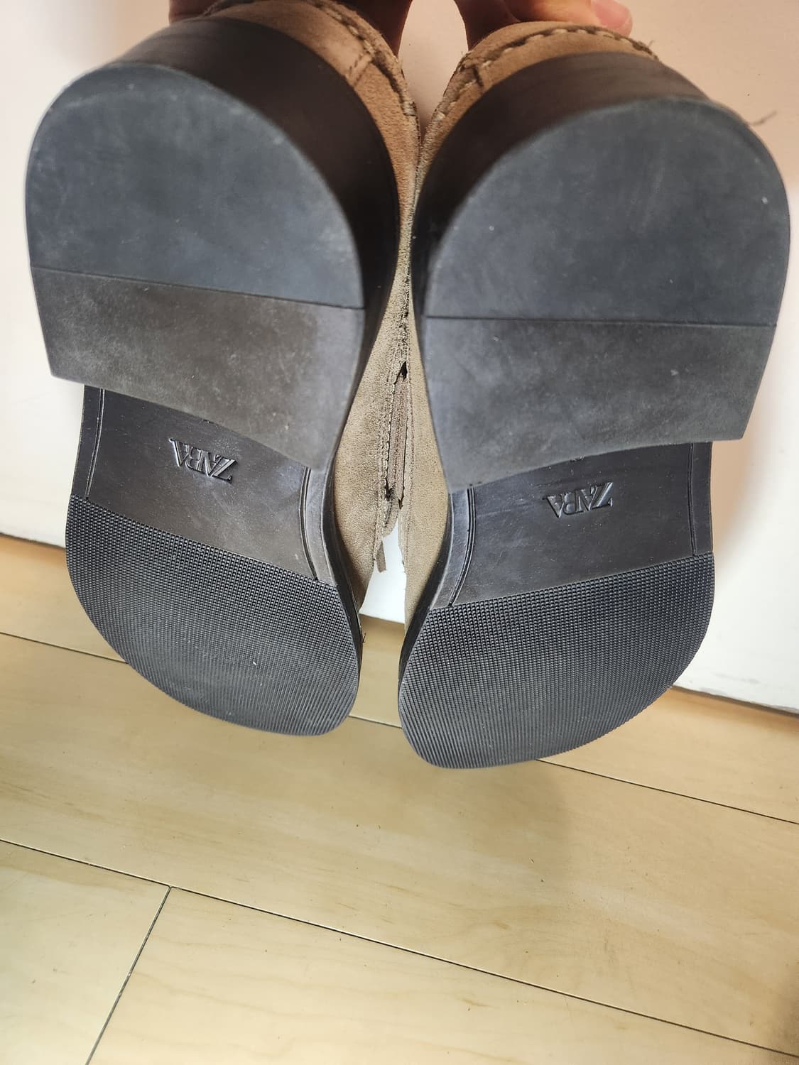 (260)자라 스웨이드 가죽 데크 슈즈 상품이미지8