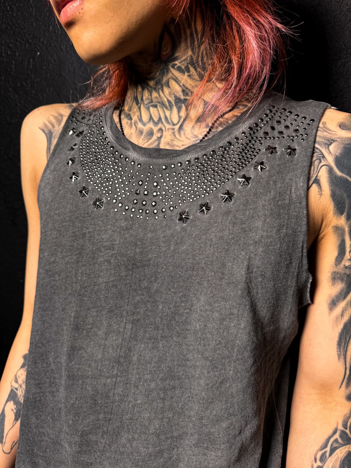 Stud Detail Sleeveless 상품이미지1