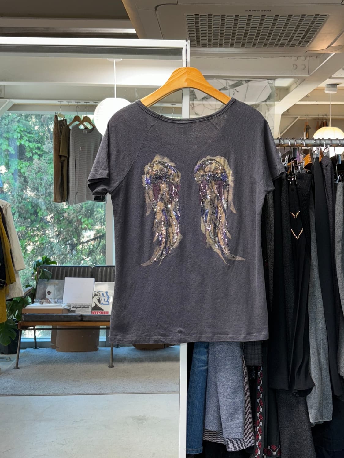 베르니스 레글런 린넨 티셔츠 상품이미지1