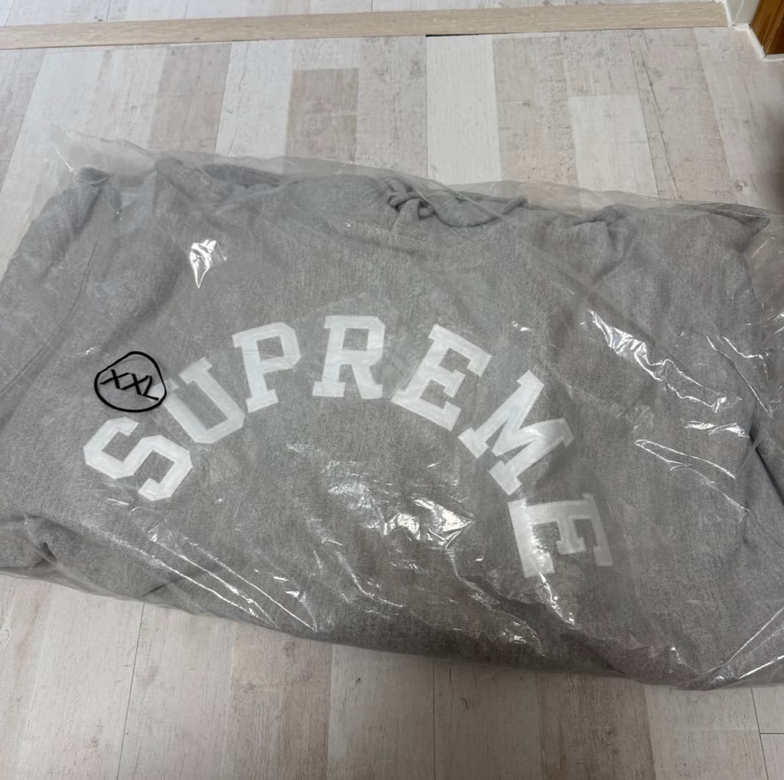 [XXL] 슈프림x챔피온 25ss 후드 그레이 상품이미지2