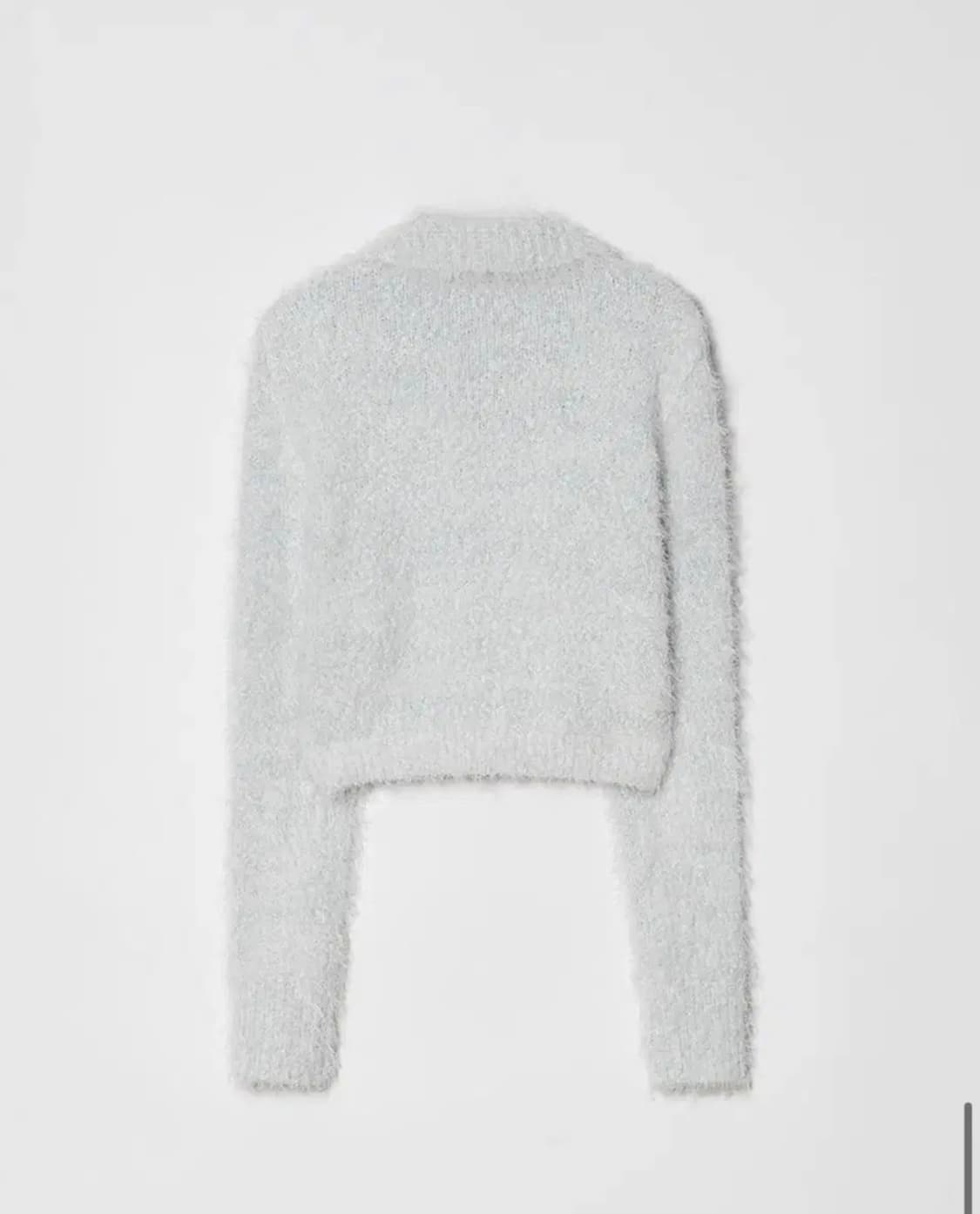 다이애그널 퍼지 니트 가디건 상품이미지2