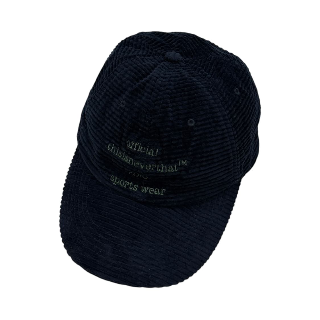 디스이즈네버댓 와이드 웨일 코드 코듀로이 캡 모자 네이비 상품이미지2