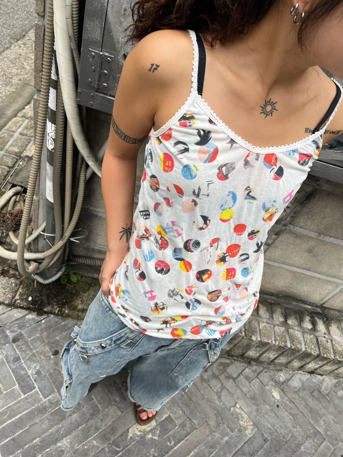 히스테릭 글래머 패턴 슬리브리스 상품이미지1