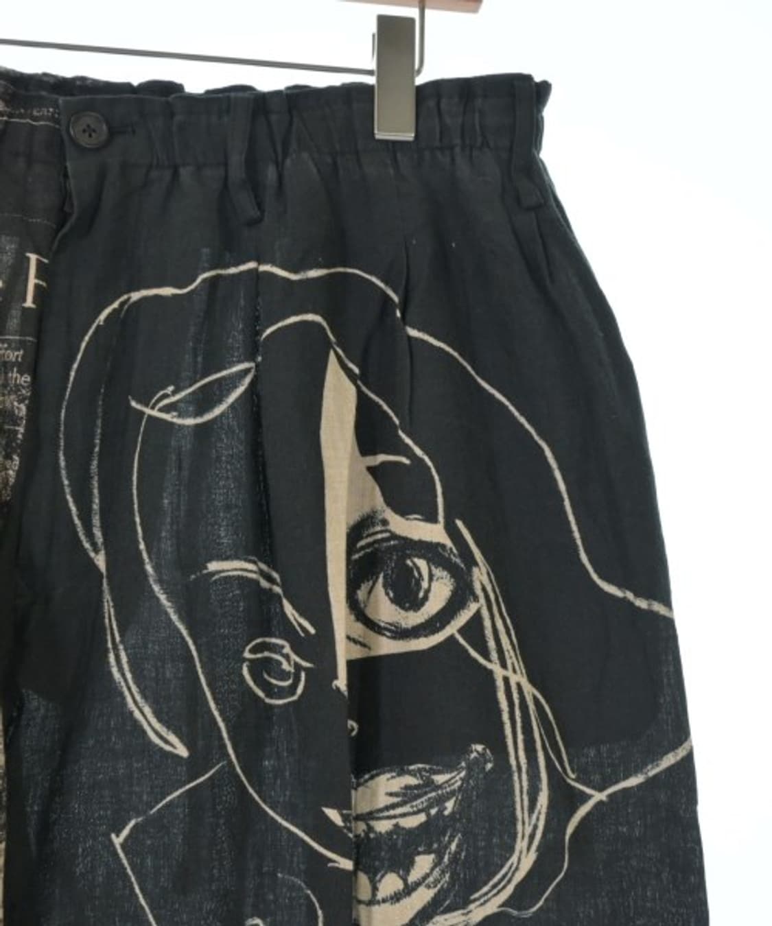 요지야마모토 뿌르옴므 프린팅 린넨팬츠 3size 상품이미지4