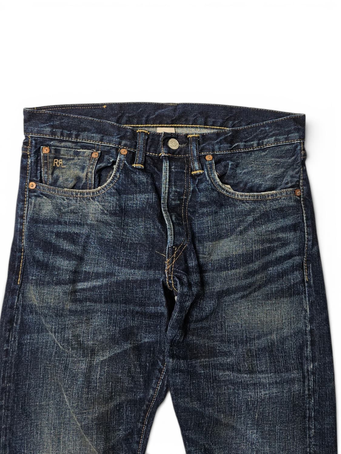 RRL 슬림핏 재팬 셀비지 미제 청바지 데님 29x30 상품이미지3