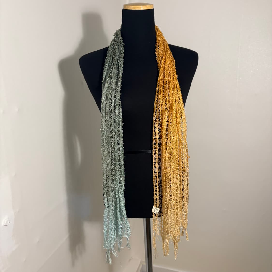 빈티지 데미지 그물 보헤미안 모리 머플러 스카프 숄 그라데이션 상품이미지3