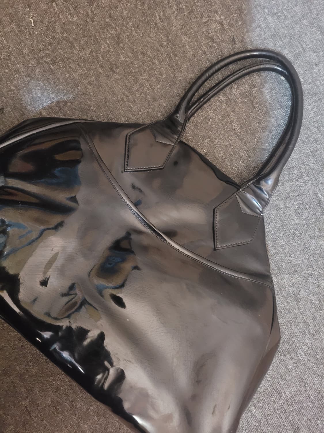 비비안웨스트우드 글로시 호보백 가방 토트백 Y2K 야스민 핸드백 갸루 상품이미지5