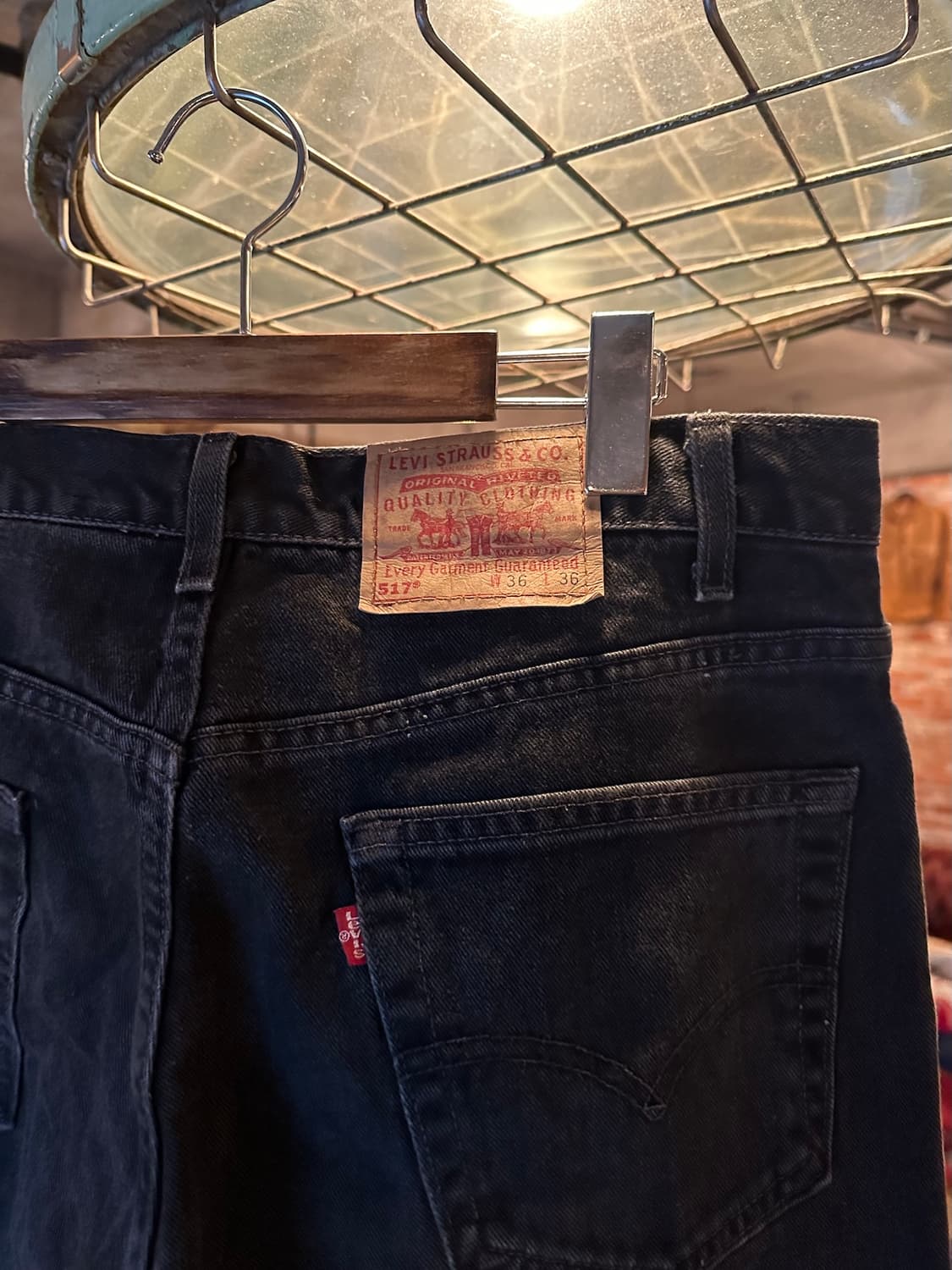 USA 빈티지 리바이스 517 부츠컷 데님 팬츠 상품이미지5