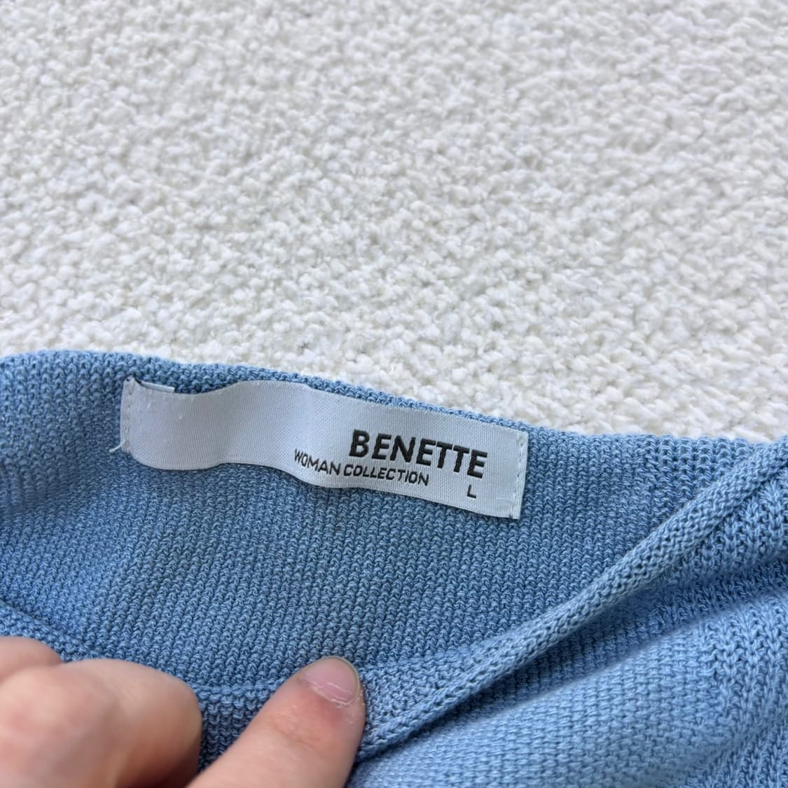 L 베네뜨 여성용 니트 조끼 0306E 상품이미지3