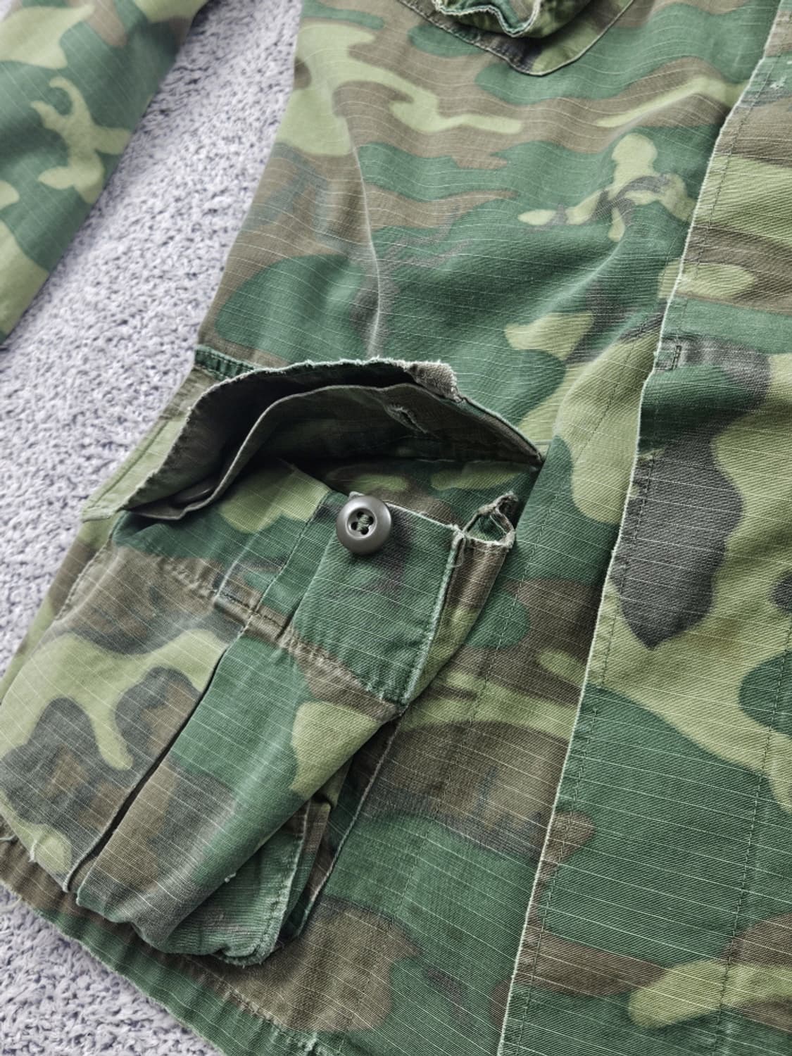 60's US ARMY ERDL 컴뱃 퍼티그 자켓 (XS)/ 10529 상품이미지6
