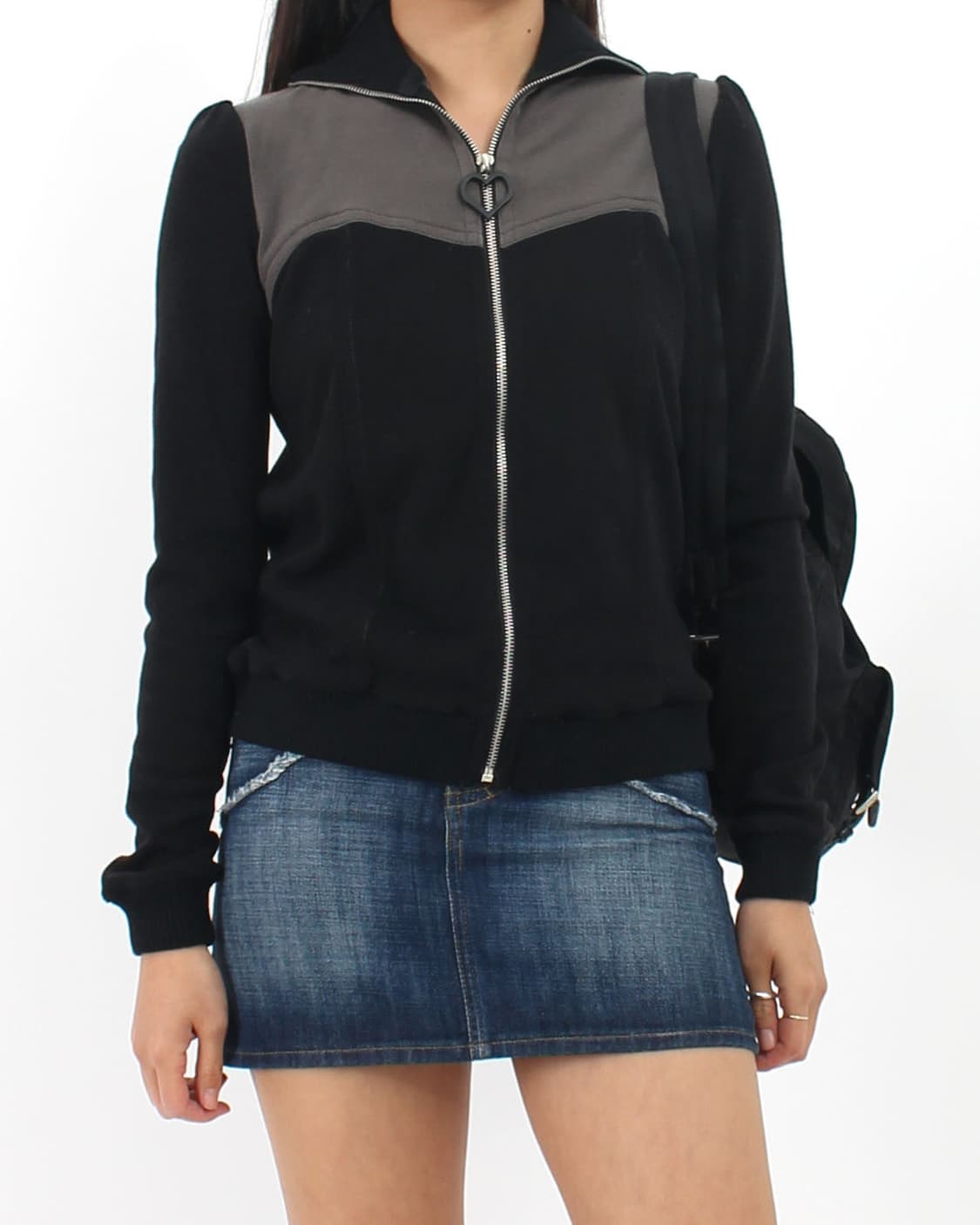 돌체앤가바나 DOLCE&GABBANA 빈티지 Y2K 하트 블랙 집업 상품이미지8